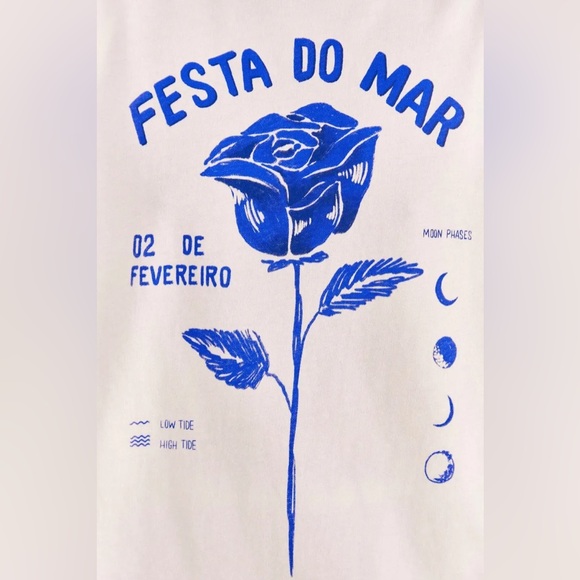 Farm Rio Festa Do Mar Organic Cotton T-Shirt - Picture 4 of 11